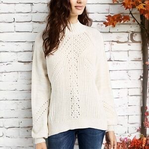 AMERICAN RAG Mock Neck Sweater